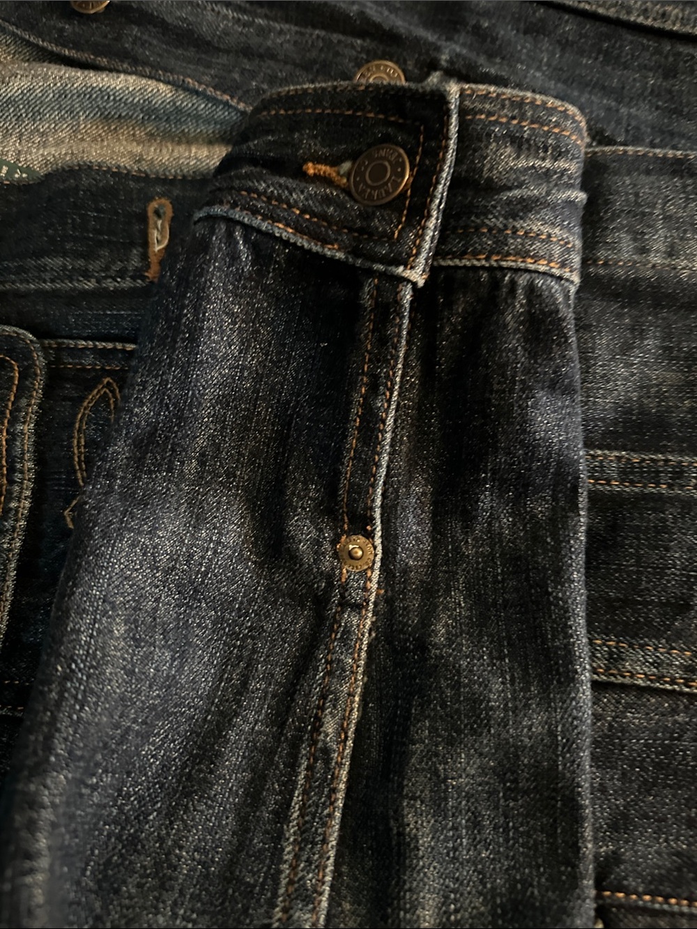Ralph Lauren Dark Blue Denim Jean Jacket with Embroidered Pockets - Picture 5 of 5